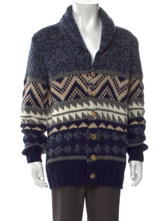 Brunello Cucinelli Printed Collar Cardigan