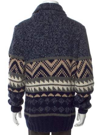 Brunello Cucinelli Printed Collar Cardigan