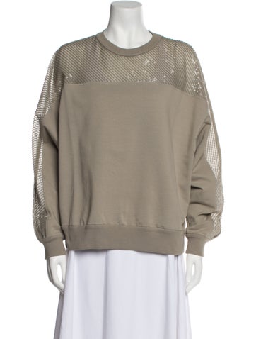 Brunello Cucinelli Tops Crew Neck Long Sleeve Sweatshirt M