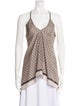Brunello Cucinelli Silk V-Neck Top