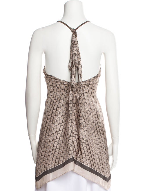 Brunello Cucinelli Silk Printed Top