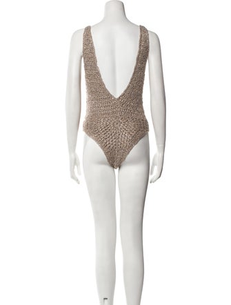 Brunello Cucinelli V-Neck Sleeveless Bodysuit