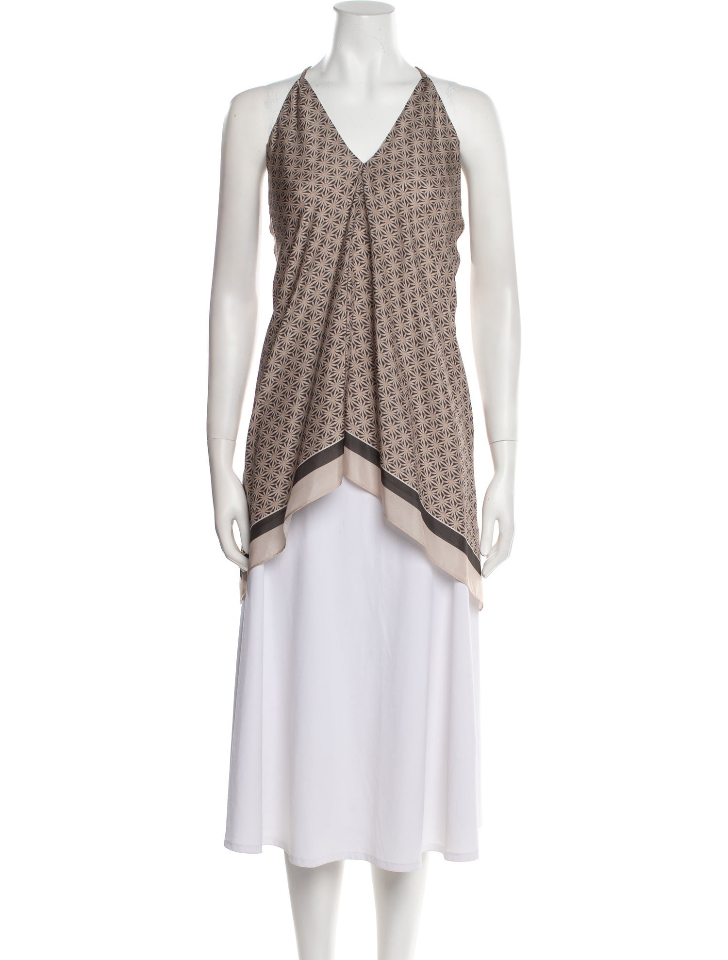 Brunello Cucinelli Silk Printed Tunic