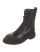 Brunello Cucinelli Leather Combat Boots