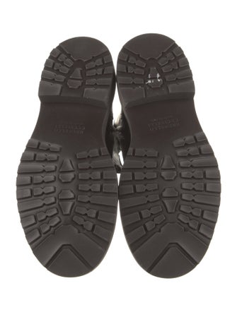 Brunello Cucinelli Leather Combat Boots