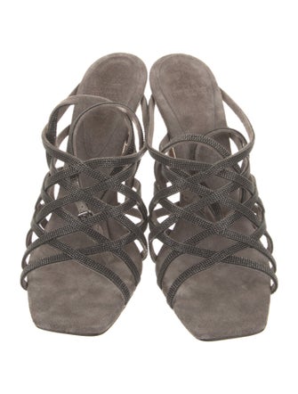 Brunello Cucinelli Crystal Sandals