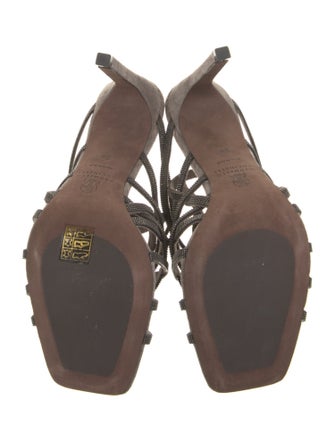 Brunello Cucinelli Crystal Sandals