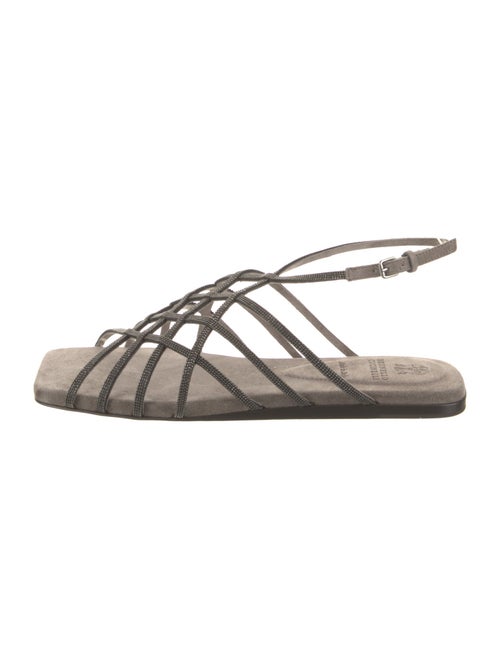 Brunello Cucinelli Crystal Sandals