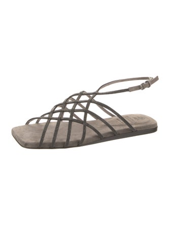 Brunello Cucinelli Crystal Sandals
