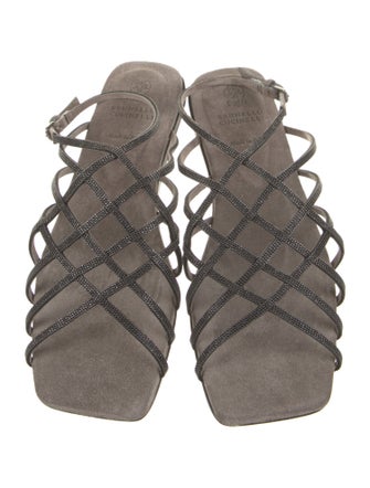 Brunello Cucinelli Crystal Sandals