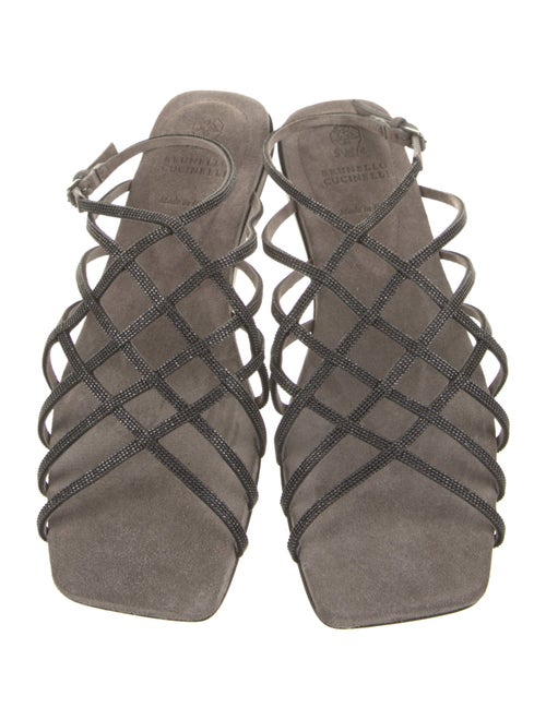 Brunello Cucinelli Crystal Sandals