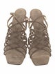 Brunello Cucinelli Monili Suede Sandals