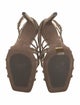 Brunello Cucinelli Monili Suede Sandals