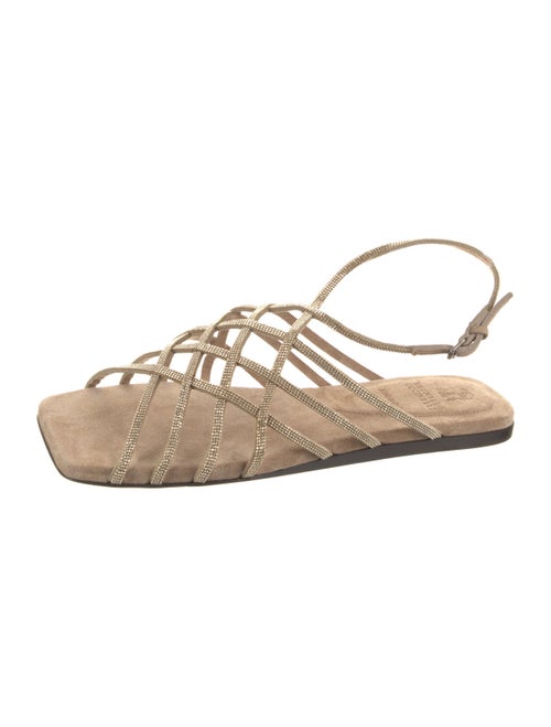 Brunello Cucinelli Crystal Sandals