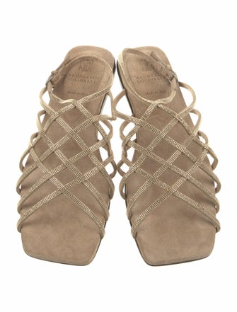 Brunello Cucinelli Crystal Sandals