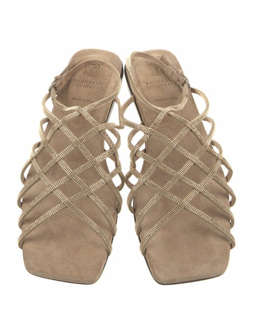Brunello Cucinelli Crystal Sandals