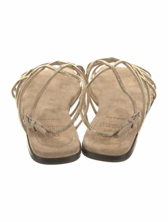 Brunello Cucinelli Crystal Sandals