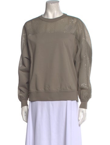 Brunello Cucinelli Tops Crew Neck Long Sleeve Sweatshirt S