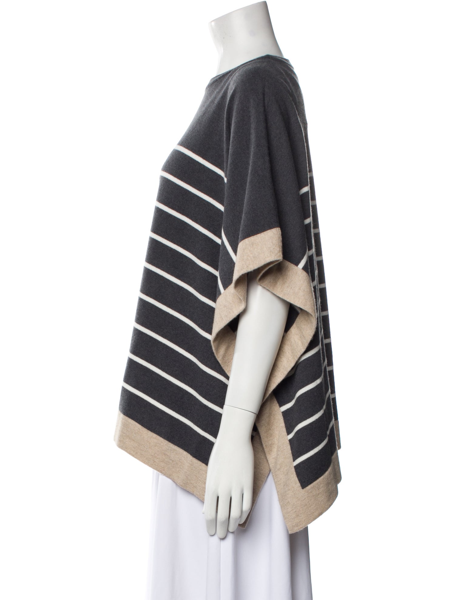 Brunello Cucinelli Striped Crew Neck Sweater w/ Tags