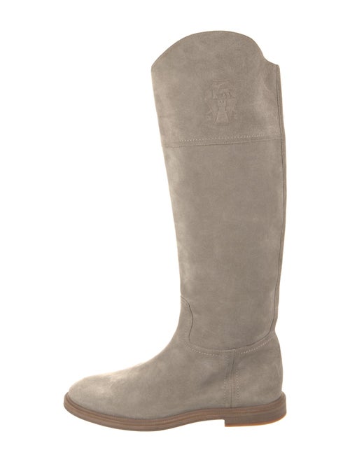 Brunello Cucinelli Suede Riding Boots