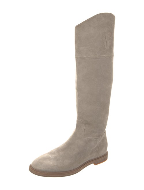 Brunello Cucinelli Suede Riding Boots