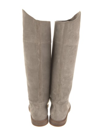 Brunello Cucinelli Suede Riding Boots