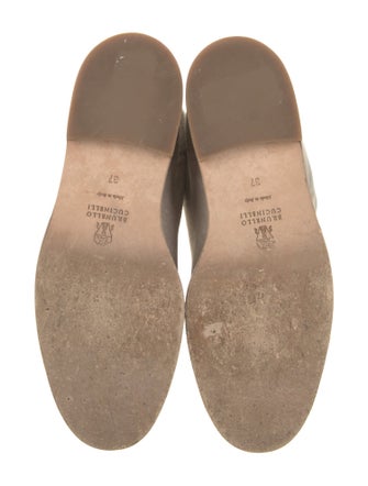 Brunello Cucinelli Suede Riding Boots