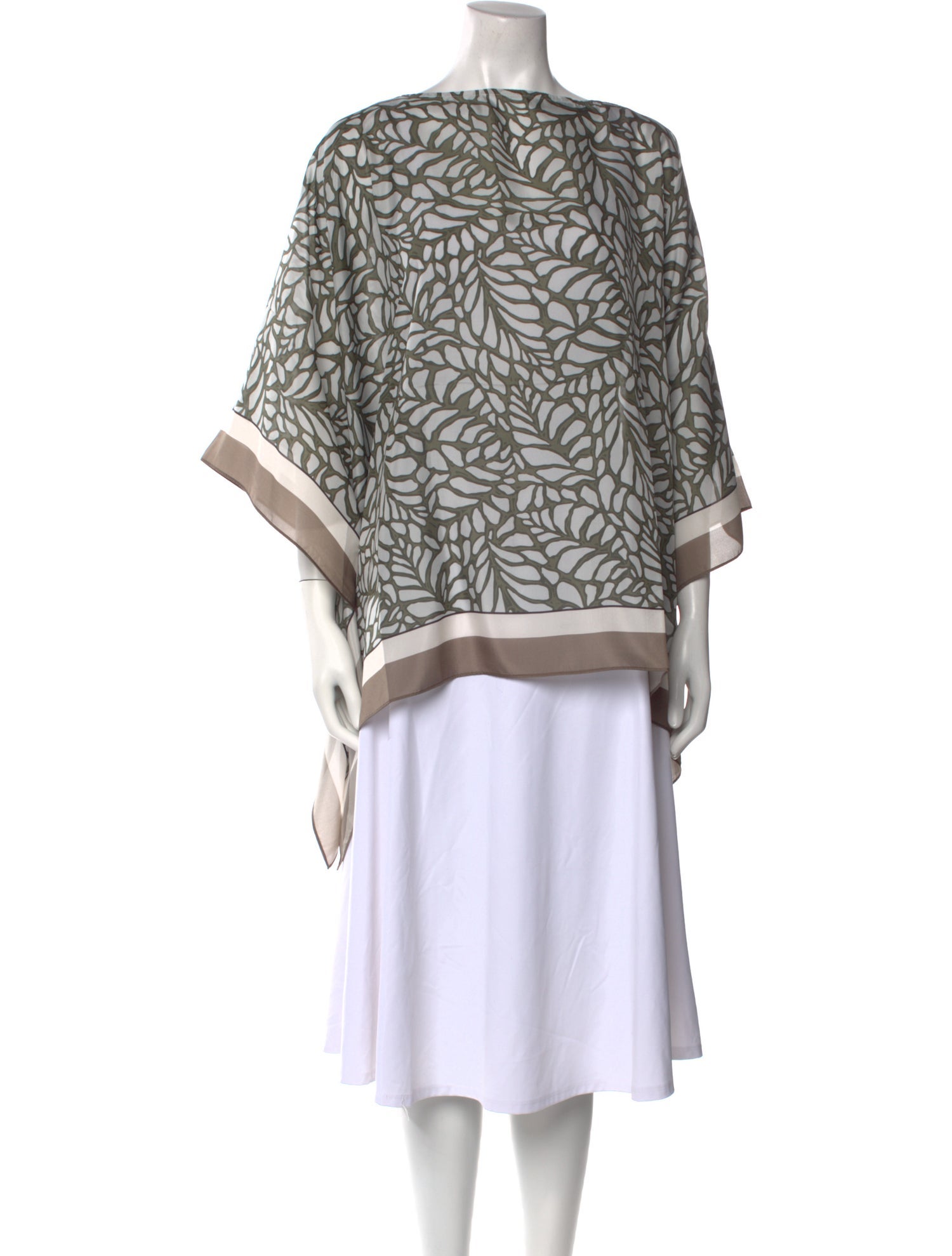 Brunello Cucinelli Silk Printed Tunic