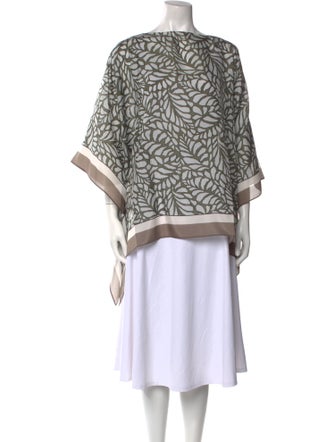 Brunello Cucinelli Silk Printed Tunic