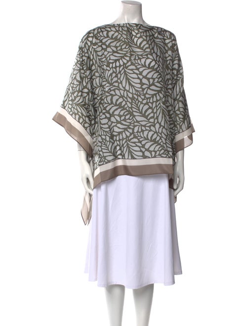 Brunello Cucinelli Silk Printed Tunic