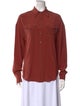 Brunello Cucinelli Long Sleeve Button-Up Top