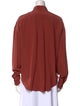 Brunello Cucinelli Long Sleeve Button-Up Top