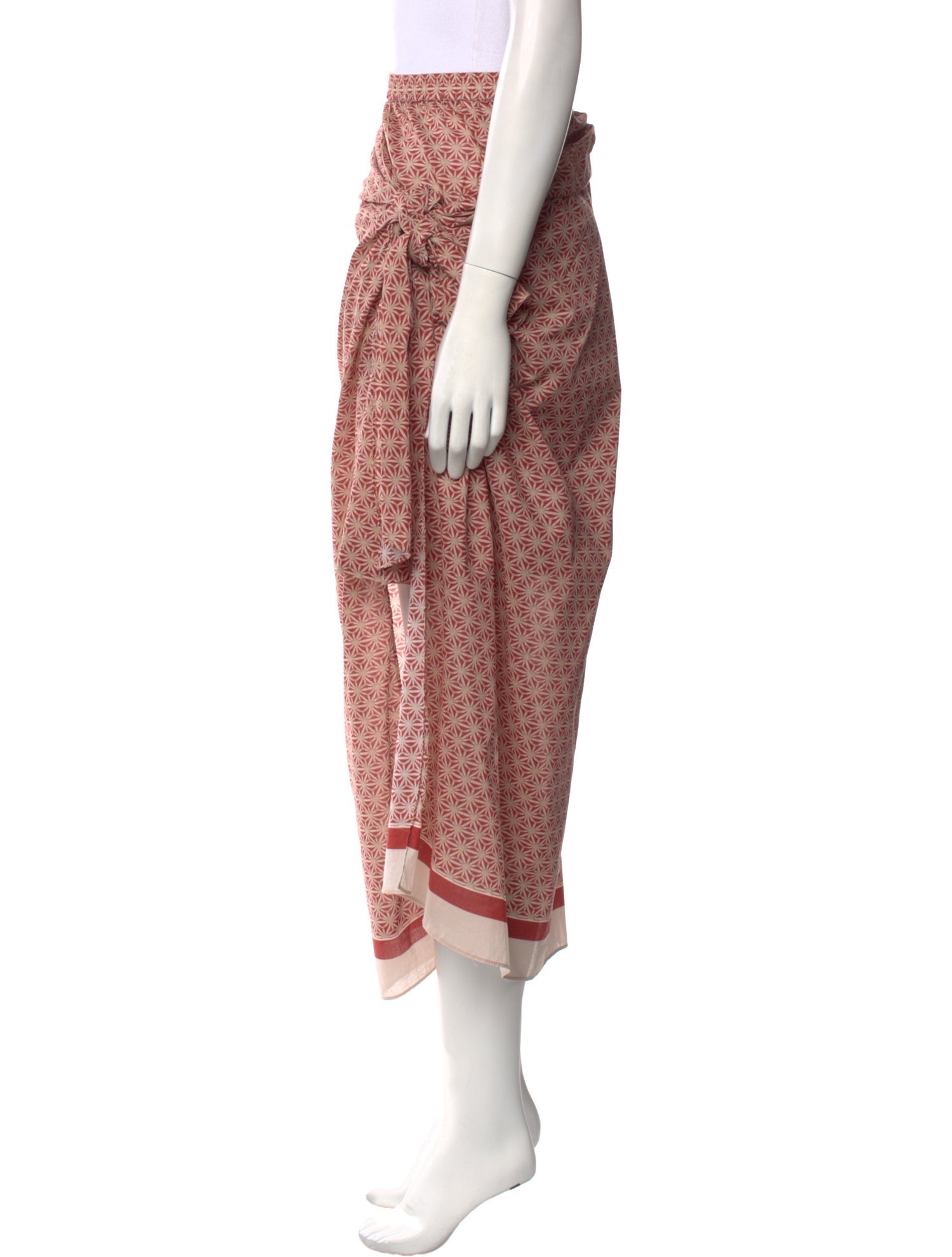 Brunello Cucinelli Printed Midi Length Skirt w/ Tags