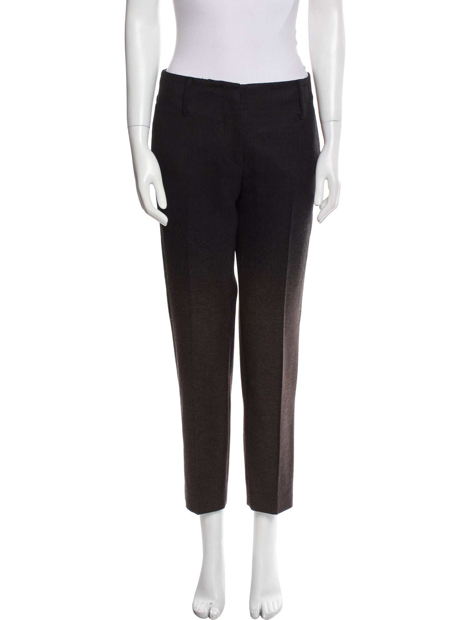 Brunello Cucinelli Wool Straight Leg Pants