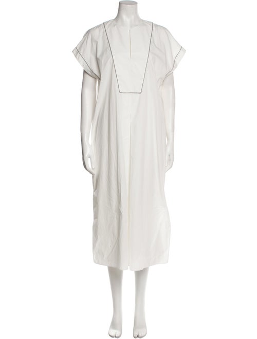 Brunello Cucinelli V-Neck Long Dress
