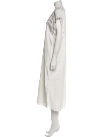 Brunello Cucinelli V-Neck Long Dress