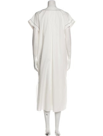 Brunello Cucinelli V-Neck Long Dress