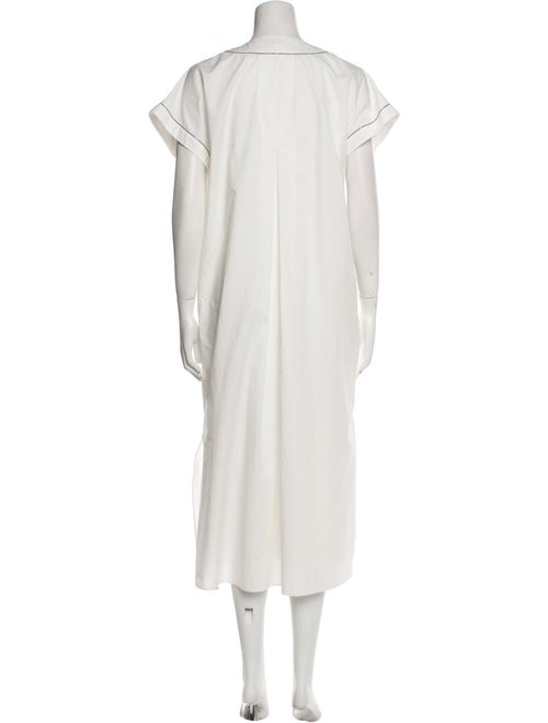 Brunello Cucinelli V-Neck Long Dress