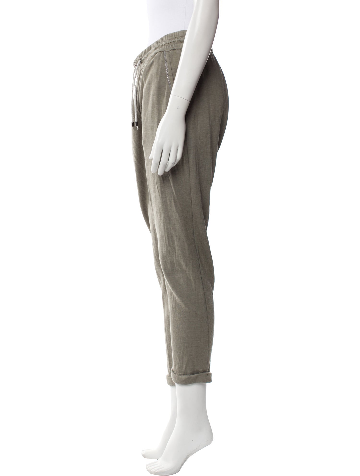 Brunello Cucinelli Beaded Accents Sweatpants