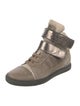 Brunello Cucinelli Suede Wedge Sneakers
