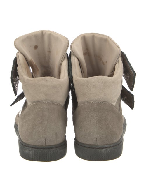 Brunello Cucinelli Suede Wedge Sneakers