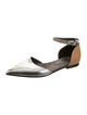 Brunello Cucinelli Monili Patent Leather D'Orsay Flats