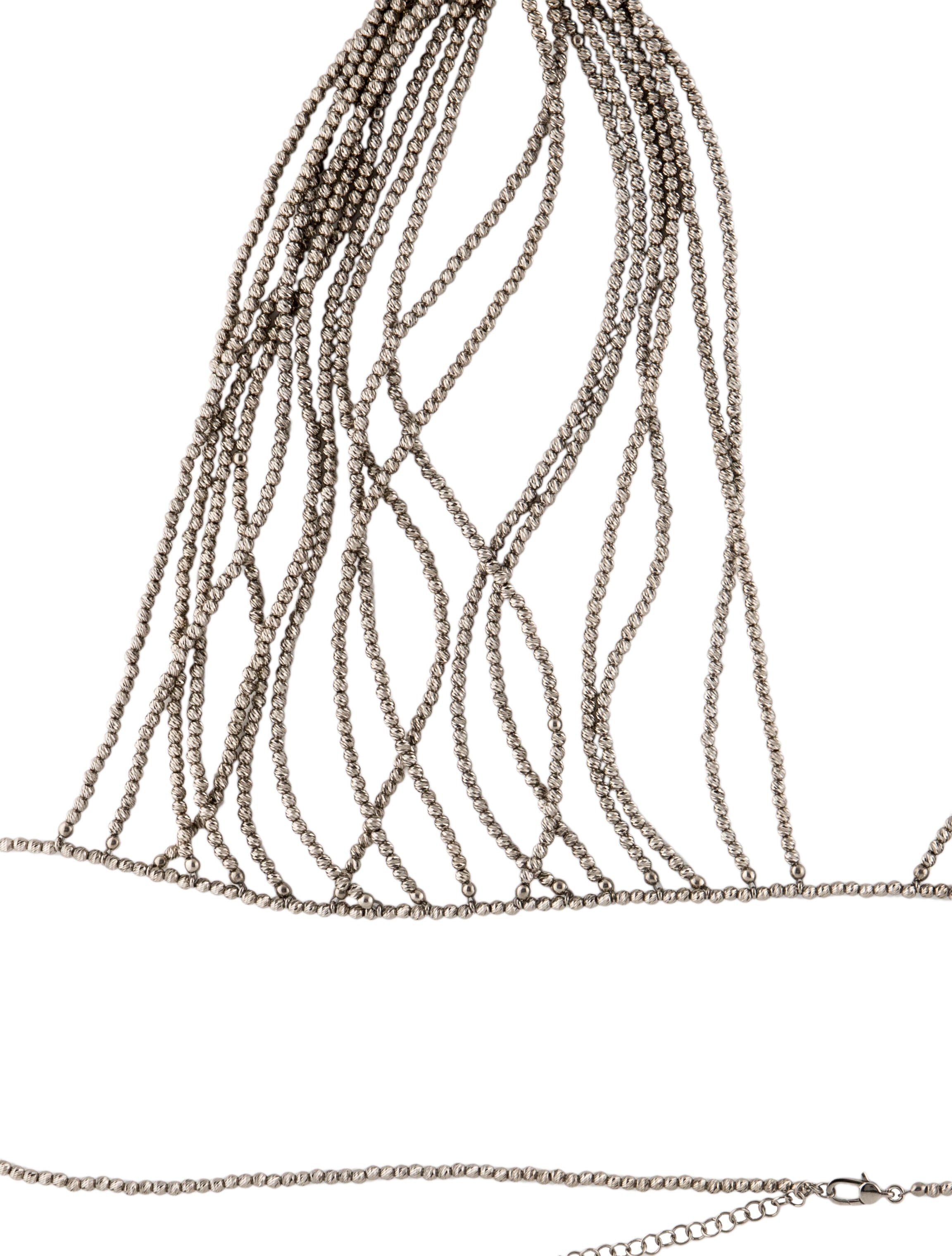 Brunello Cucinelli Bead Bralette Body Chain