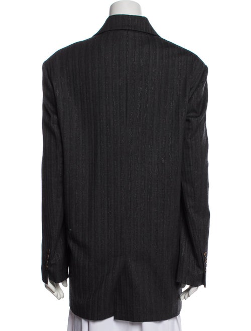 Brunello Cucinelli Virgin Wool Striped Coat