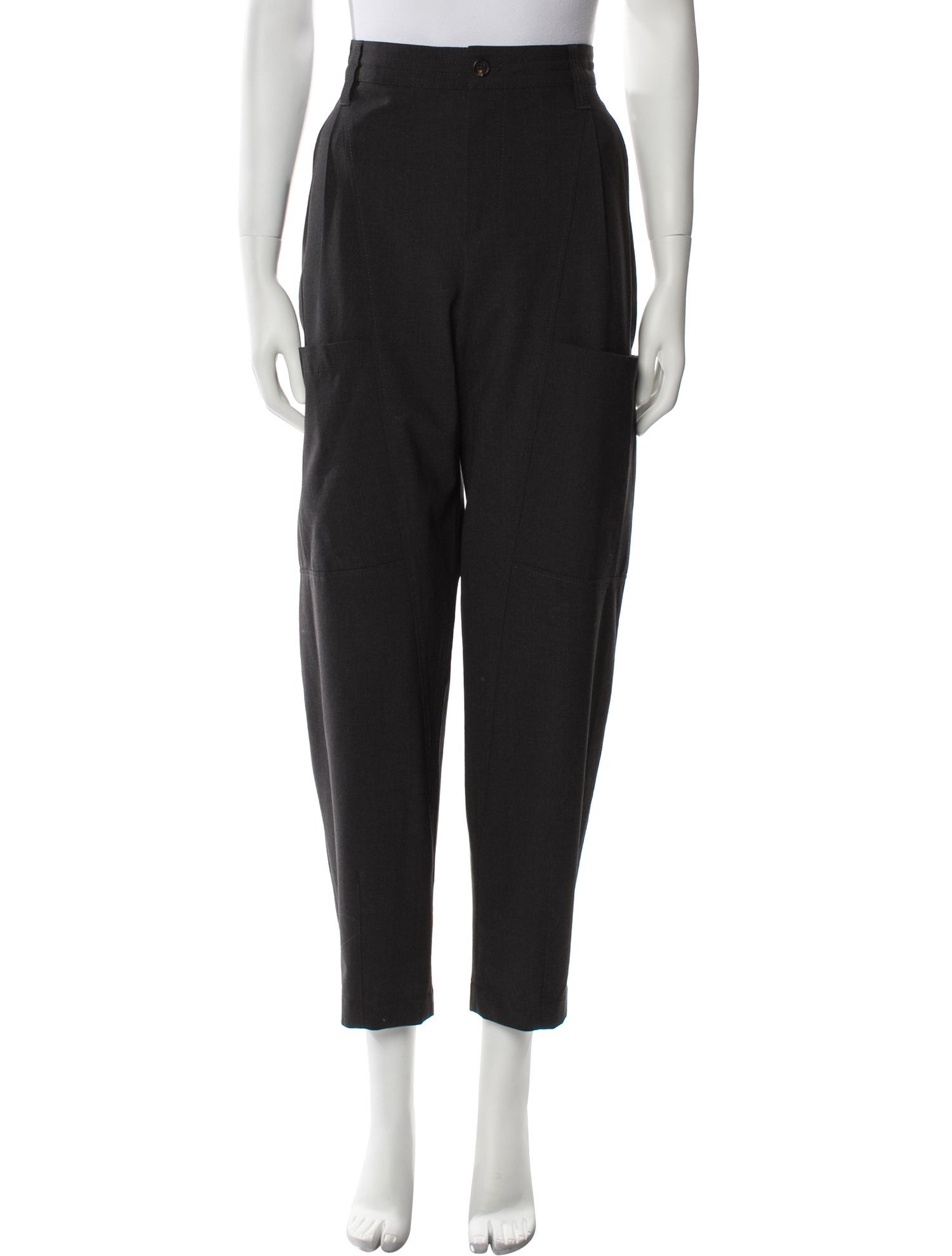 Brunello Cucinelli Virgin Wool Straight Leg Pants