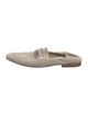Brunello Cucinelli Monili Suede Mules