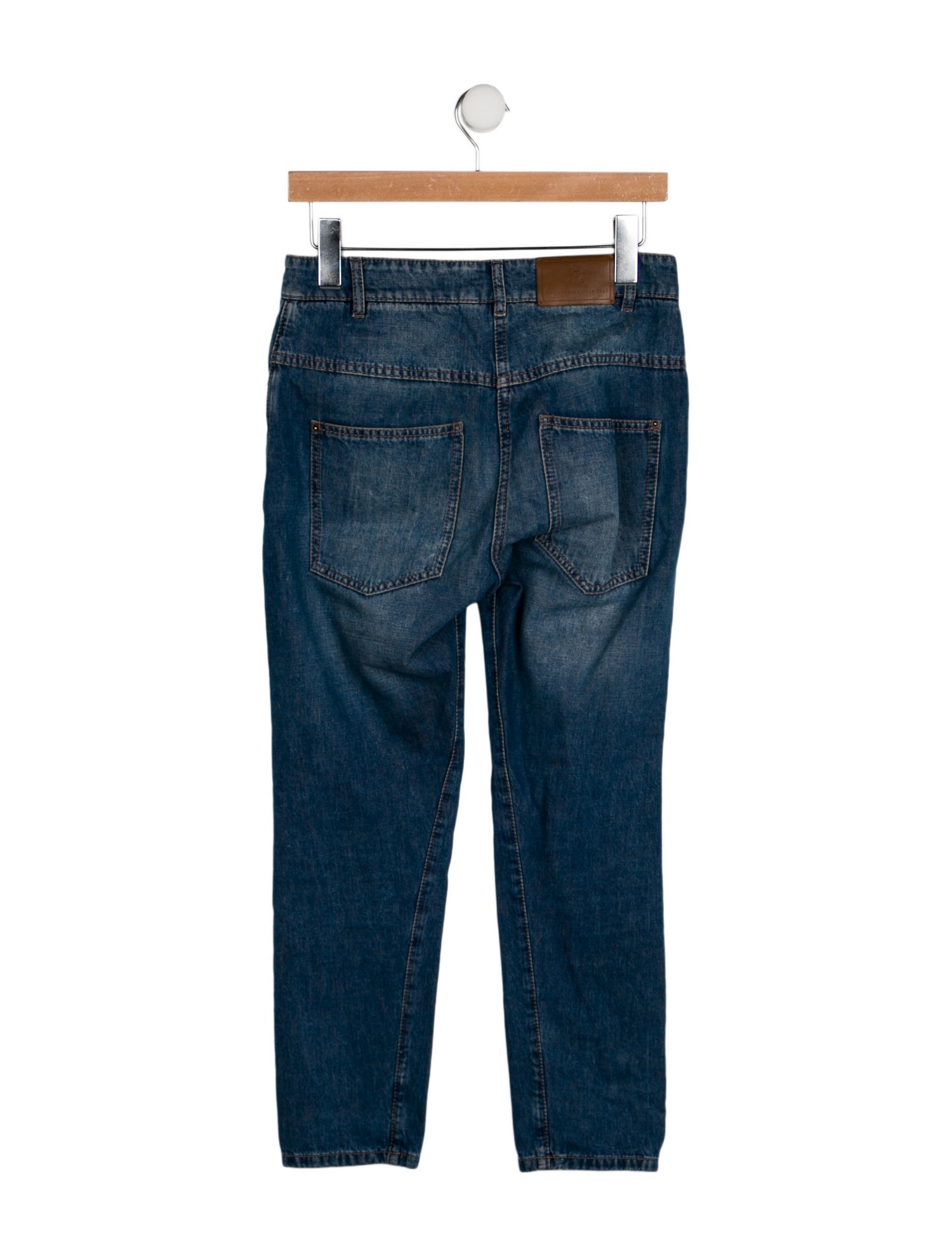 Brunello Cucinelli Mid-Rise Skinny Leg Jeans