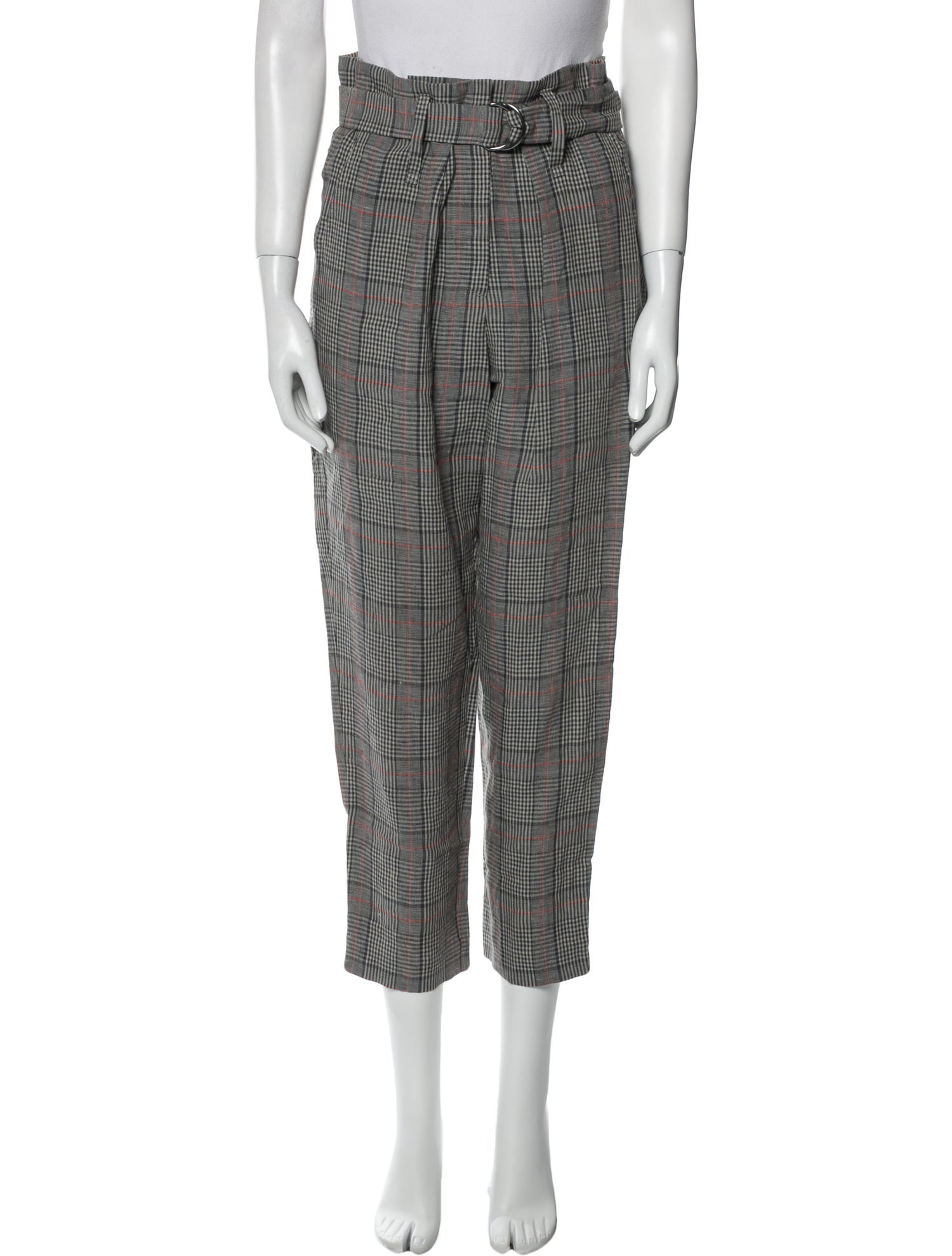 Brunello Cucinelli Linen Straight Leg Pants