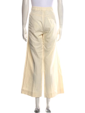 Brunello Cucinelli Linen Wide Leg Pants
