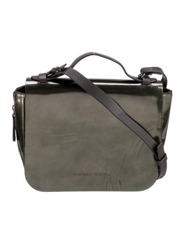 Brunello Cucinelli Handle Bags Patent Leather Top Bag